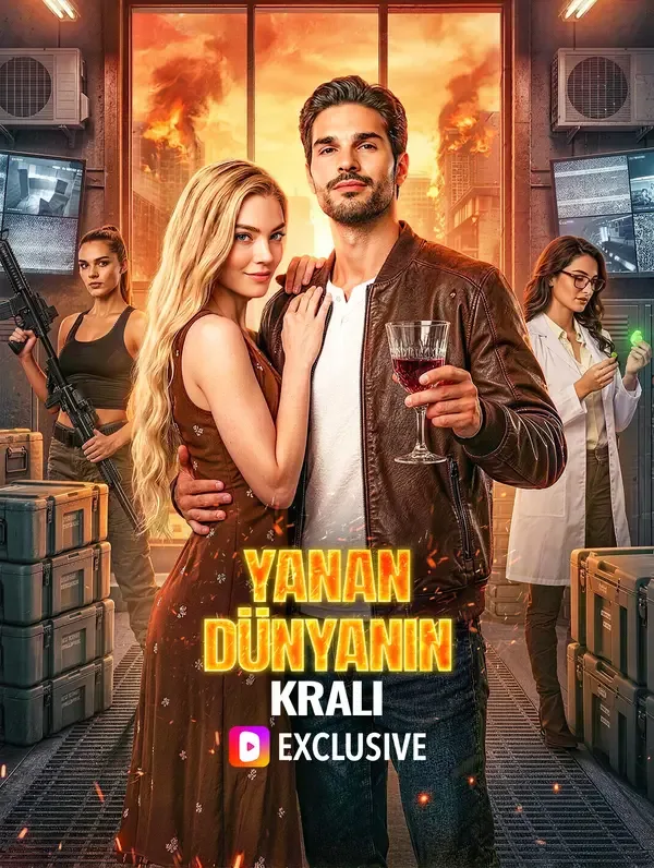 Yanan dünyanın kralı — Kore dizi posteri